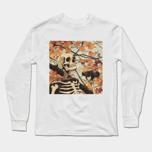 Skeleton Birdwatching Long Sleeve T-Shirt